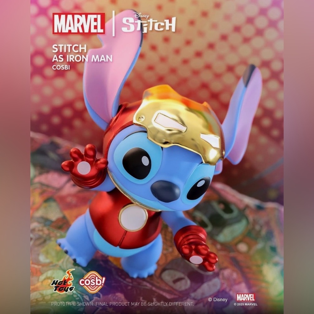 Disney Stitch Marvel Figure - Iron Man
